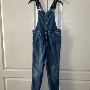 NWOT-Guess Dark Blue Denim Overalls